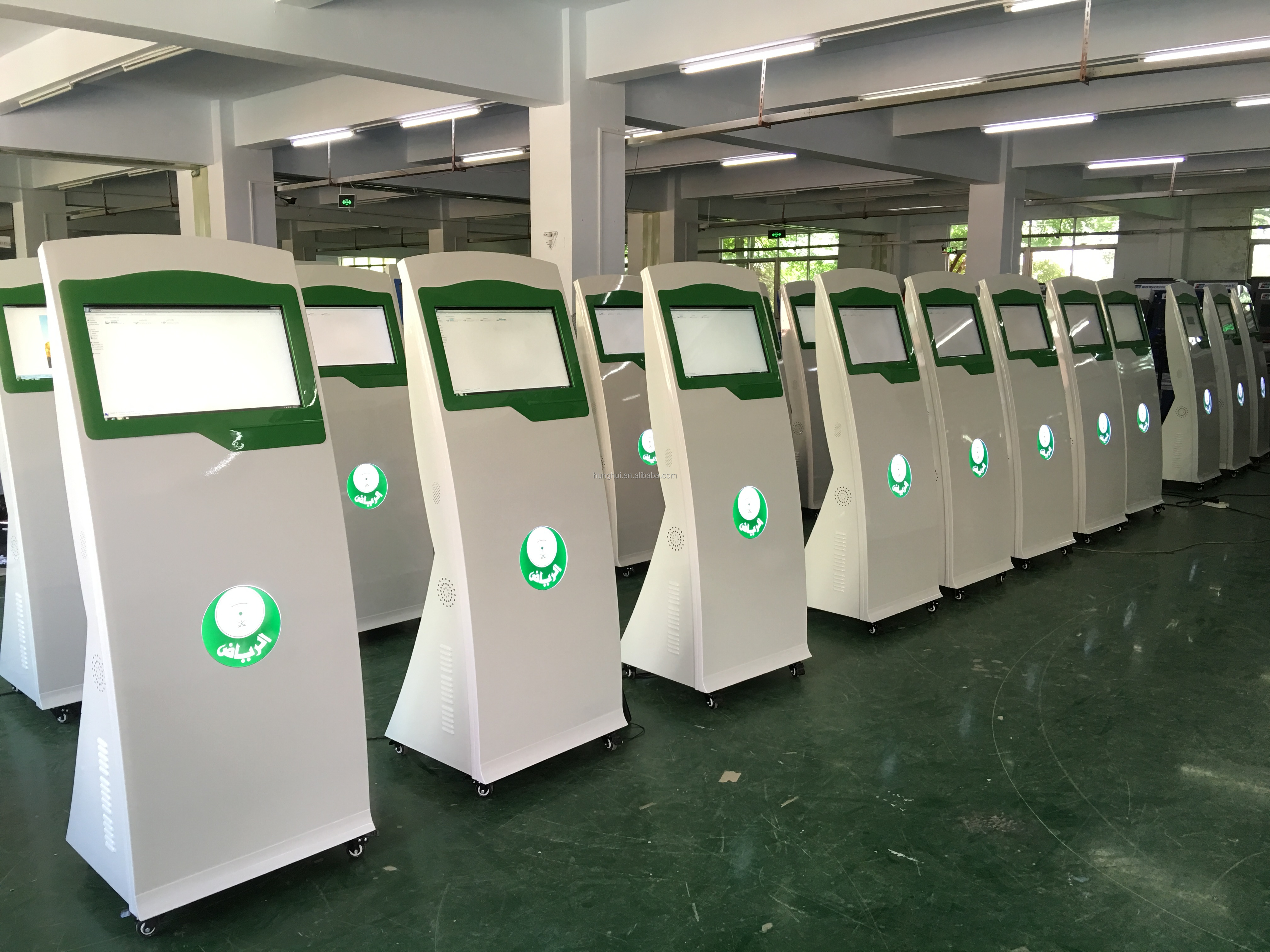 FreeStanding киоск экрана касания информации с термальным принтером