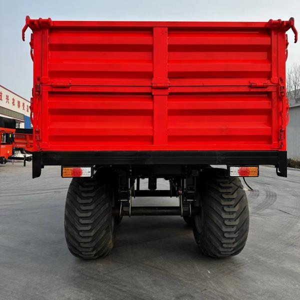 Heavy-Duty 3T Farm Trailer with Hydraulic Lift 3800mm