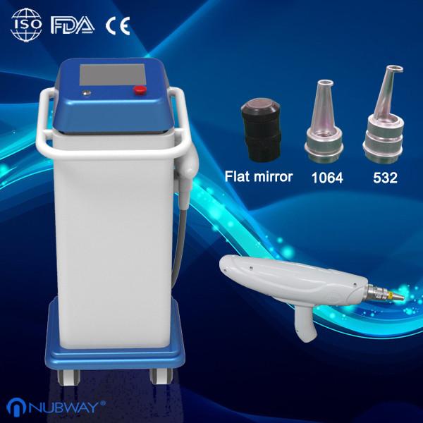 Q-switched Nd Yag Laser machine for tattoo removal, pigments removal scar loss