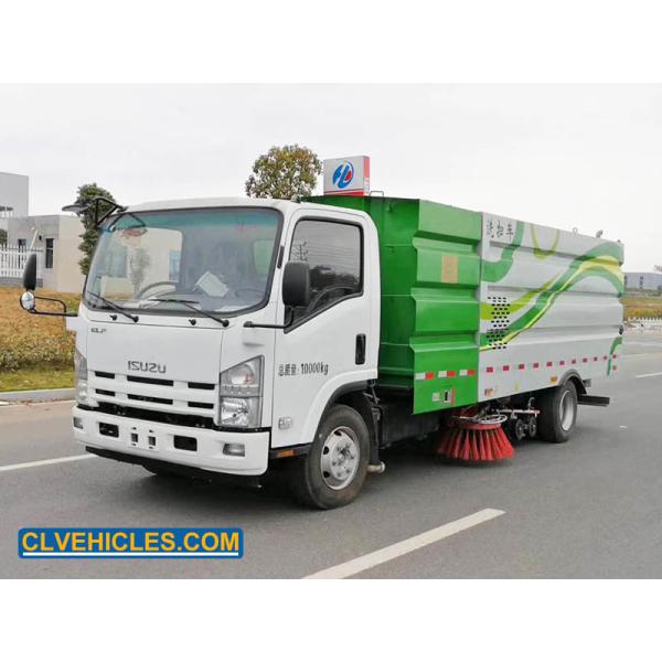 700P ELF ISUZU Road Sweeper Truck Mounted Street Sweeper 10000L