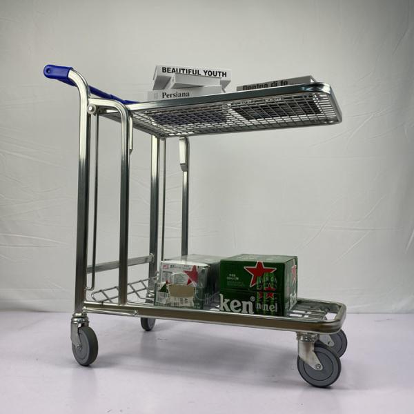 Логотип емкости вагонетки 200Kgs склада двойной палуба планшетный сверхмощный подгонял