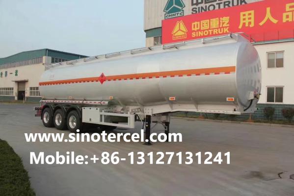 40-50CBM Petroleum Semi Tanker Trailer 3 Axles 5 Compartment