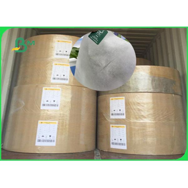 28гсм нагревное с ПЭ - покрытой жиронепроницаемой белой бумагой крафт для выпечки еды