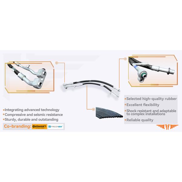 Ford 3W7Z19D734CA Twin AC Hoses Motorcraft Lincorn 4.6L For 04-11