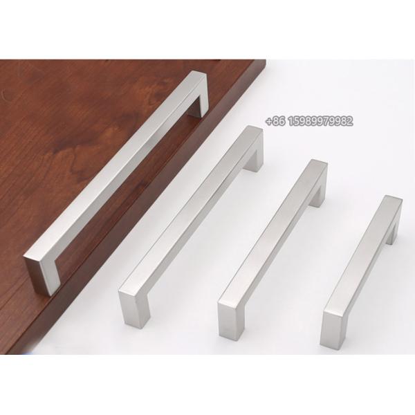 337mm Brushed Stainless Steel Hardware For Kitchen Cabinets Seamless