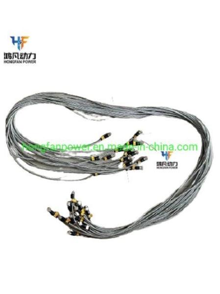 Marine Diesel Generator Oil Pressure/Oil Temperature Speed Sensor Harness Plug, 3-Core, 4-Core, 5-Core