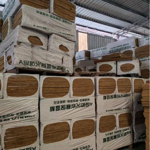Rigid Rockwool Board with Excellent Noise Reduction Class A1 Fire Resistance and Low Thermal Conductivity 0.035-0.045 W/m·K