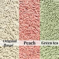 OEM Colorido Tofu Cat Litter Multi perfumado Soja Kitty Litter Fuerte En el bolsillo