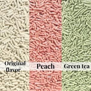 OEM Colorful Tofu Cat Litter Multi Scented Soy Kitty Litter Strong Caked