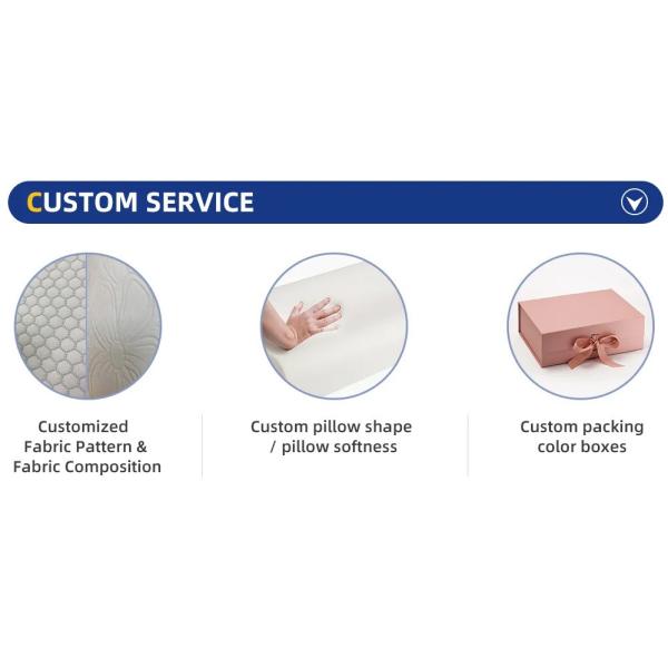 Anti-Static Orthopedic Sleeping Nursing Bed Pillow with Adjustable Contour Memory Foam