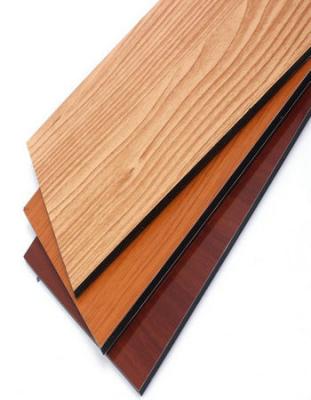 Modern Wooden Aluminum Composite Board for House Decoration 4mm or Customized Thickness