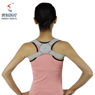 Intelligent Upper Back Clavicle Brace Smart Sensor Vibration Adjustable Shoulder Straightener Posture Corrector