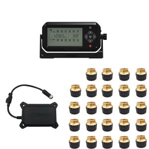 24 wheel OTR external sensors, repeaters, receivers tire pressure monitoring