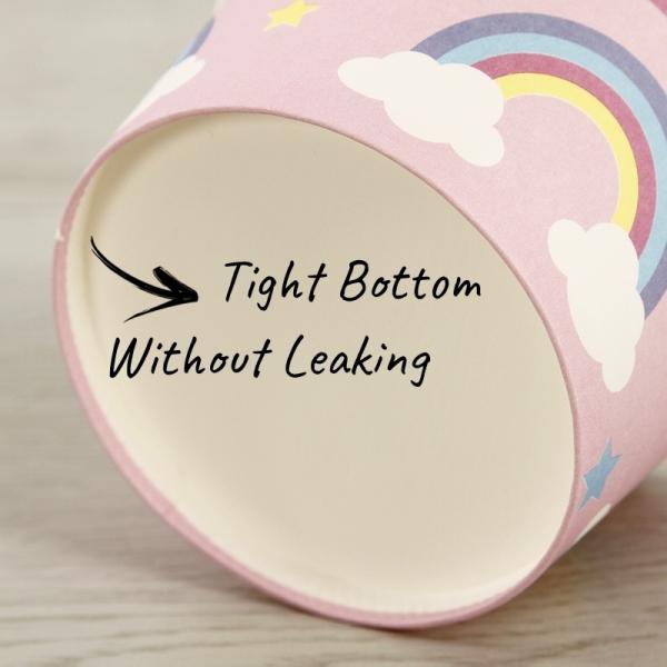 270ml Customized Request Disposable and Biodegradable Ice Cream Bowl in Paper Material