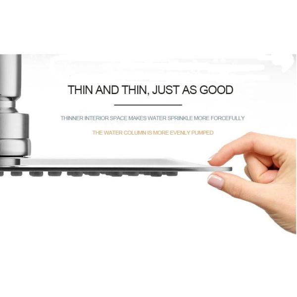 High Pressure Shower Head Bathroom Faucet Accessories with Chrome Surface Finishing
