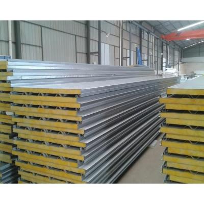 50mm Fireproof Rock Wool Insulated Sandwich Panel for Modern Aluminum Decoration Wall