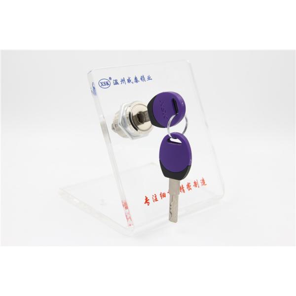 Brass Cylinder Disc Tumbler Cylinder Cam Lock Nickel Finish Two Keys