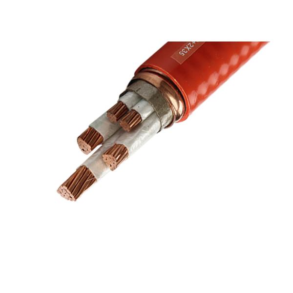 800 X 600 2.5mm2 Fire Resistant Cable With Inorganic Mineral Synthetic Mica Tape