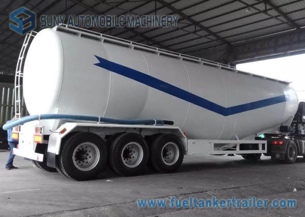 52 Cubic Meters Dry Bulk Tanker 15 Ton Cement Powder Trailer