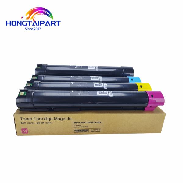 HONGTAIPART Cartucho de tônico compatível 006R01457 006R01458 006R01459 006R01460 Para o Xerox WorkCentre 7120 7125 7220 7225