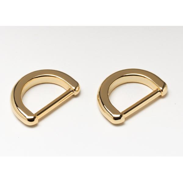 High Electroplate D Shape Bag Han Golden Zinc Alloy Luggage Handbag Accessories
