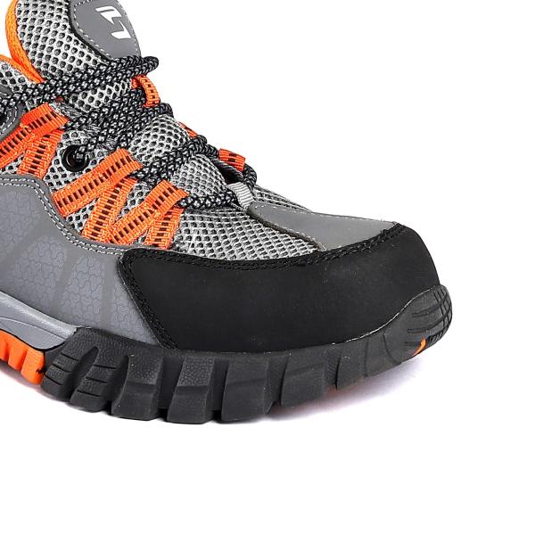 Leather Safety Work Boots With Steel Toe And Steel Plate - LCSS-001