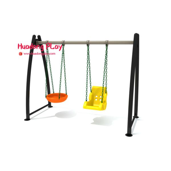 0.8cbm Commercial Playground Swings 2mm Thickness Food Grade Plastic Wide Color Range