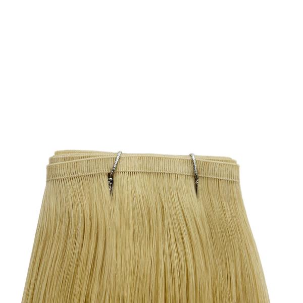 Hand-Tied Wefts Invisible Flat Weft Weave Human Hair Extensions Vendors with Shipping