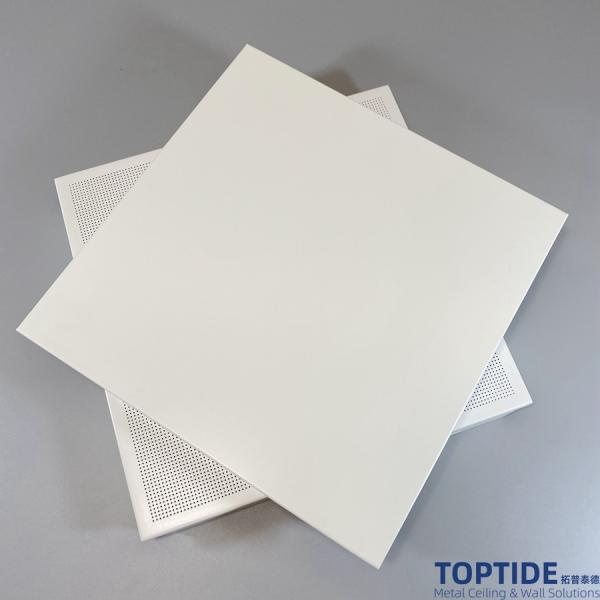 RAL Colors 1.5mm 300×300mm Aluminum Fireproof Ceiling Board Square