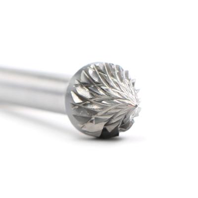 Double Cut 60 Degree Solid Carbide Burrs Die Grinder Bit 1/8 Diameter 1/8 Shank