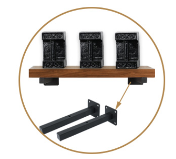 15-25 рабочих дней Время выполнения Стандартные L железные стойки для скрытой поддержки стола