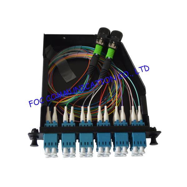 Fiber Optic Patch Panel 24Core MPO Cassette For Telecoms