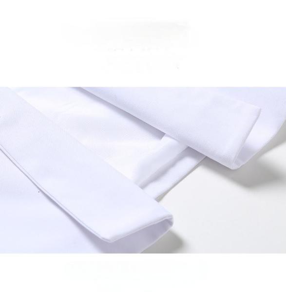 White Ceremonial Suit for Men Waterproof Formal Uniform