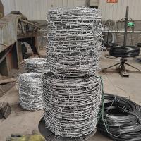 Precio por rollo de alambre de púas de acero galvanizado