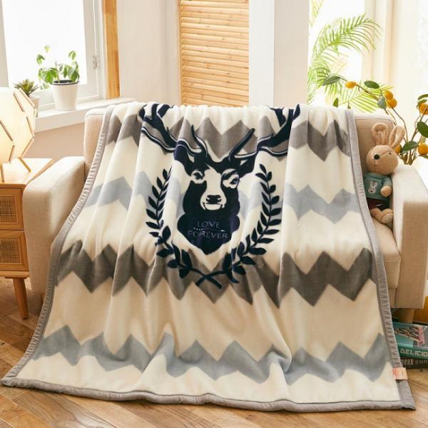 Stay Warm and Comfortable with our Double Thick Chunky Soft Fleece Plush Bed Blanket
