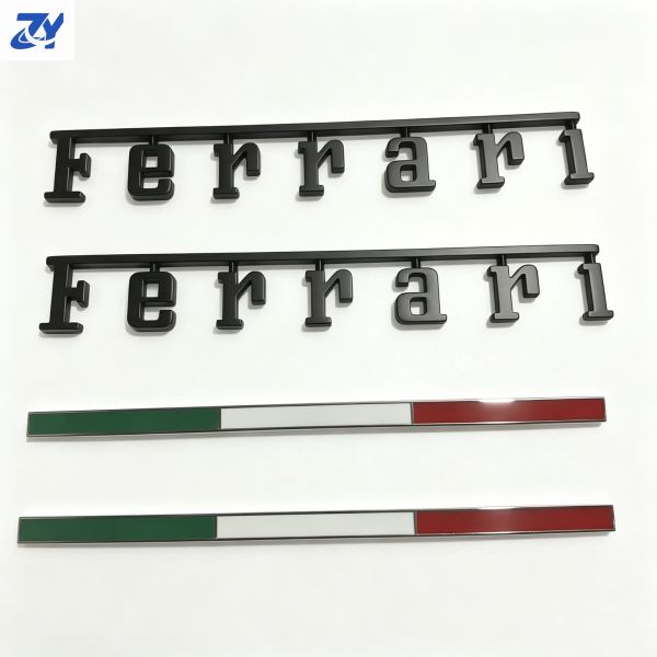 Hot Selling High Quality Carbon Fiber Car logo for Ferrari F8 Spider&Tributo Car Emblem Badge