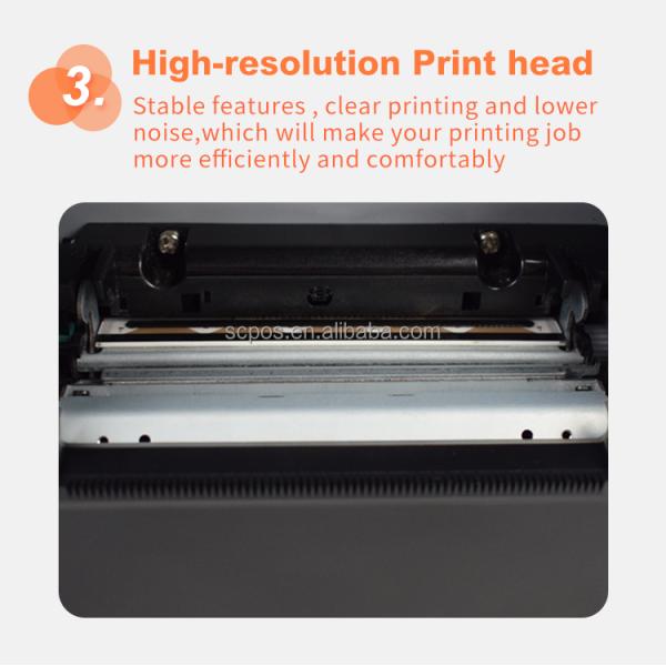 Металлический стеновой термопринтер ABS для закусочной кухни Ресторан Кантин Буфет