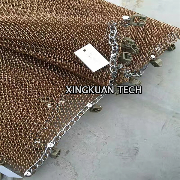 Декоративный алюминиевый цепной диаметр занавеса двери 1.0mm 1.2mm 1.6mm