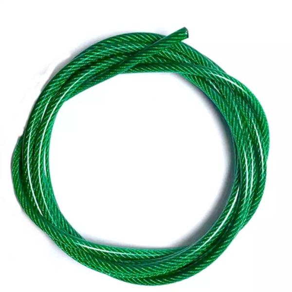 Fios de aço inoxidável revestidos de nylon com aço de corte livre e durabilidade