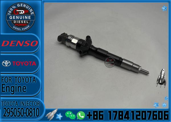 Inyector diesel inyector de combustible de tren común 23670-0L110 295050-0810 2367009380 23670-09380 Para el motor Toyota HILUX VIGO 2KD