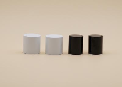 White / Black Perfume Bottle Caps , 28x28mm Round Perfume Cap Engraved Logo