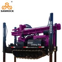 Equipamento de Perfuração de Água Hidráulica Furo 180m de Profundidade Rastejador Máquina de Perfuração de Poço de Água