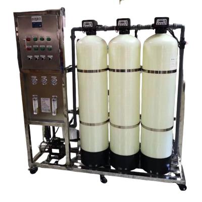 Sur le site Système d'eau pure par osmose inverse Production d'eau 24 tonnes/jour