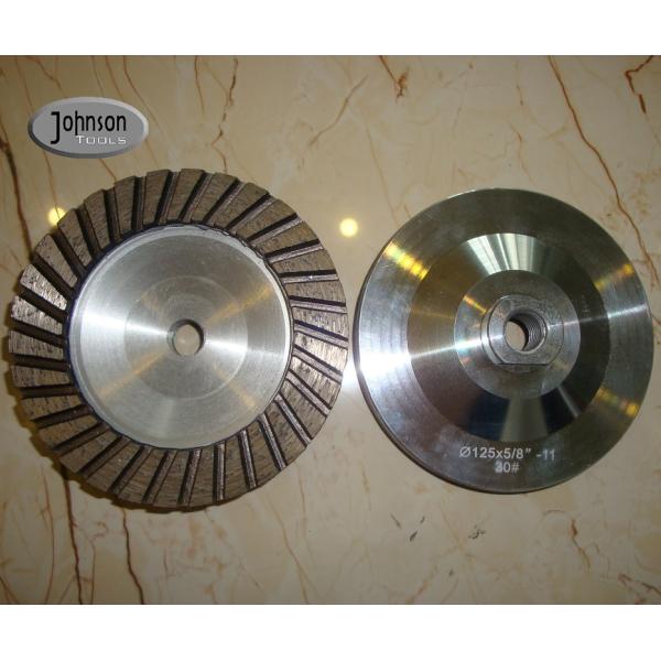 Light Weight 100-180mm Turbo Concrete Grinding Wheel With Aluminium Core