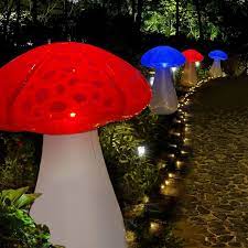 Factory Customized Inflatable Advertising/Inflatable Mushroom with Colorful Led Light for Outdoor Party/Holiday Decorations