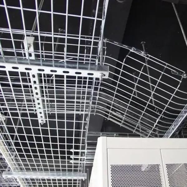 Stainless Steel Wire Cable Tray Grid / Linear Aluminum Wire Tray