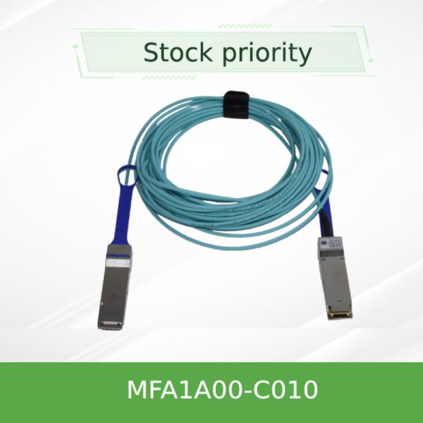 cable óptico activo AOC MFA1A00-C010 10m de 100GbE LSZH Mellanox QSFP28