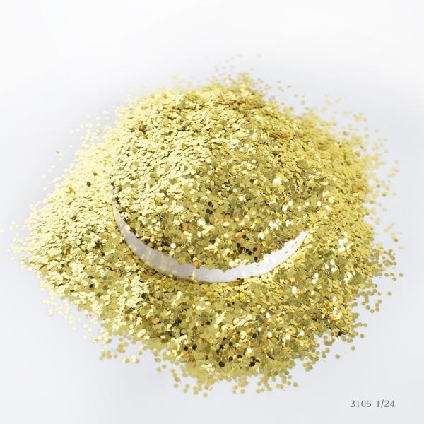 Delivery Period To Be Negotiated PET Hexagonal Polyester Glitter Gold Powder Christmas Wallpaper Paper Decoration Supplies