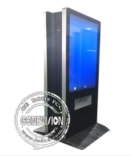 Двойной Signage 400cd/m2 WiFi LCD цифров экрана с зарядной станцией сотового телефона