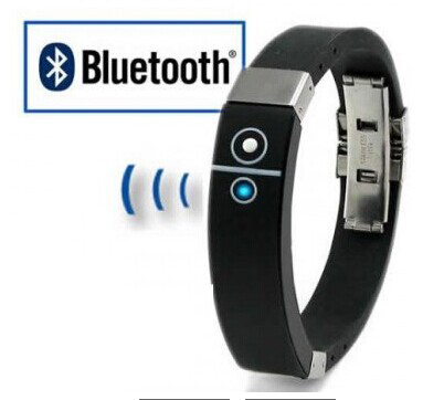 Bracelet Bluetooth, Silicone Incoming Call Alert Alarm Anti-Lost Vibrating Bluetooth Brace